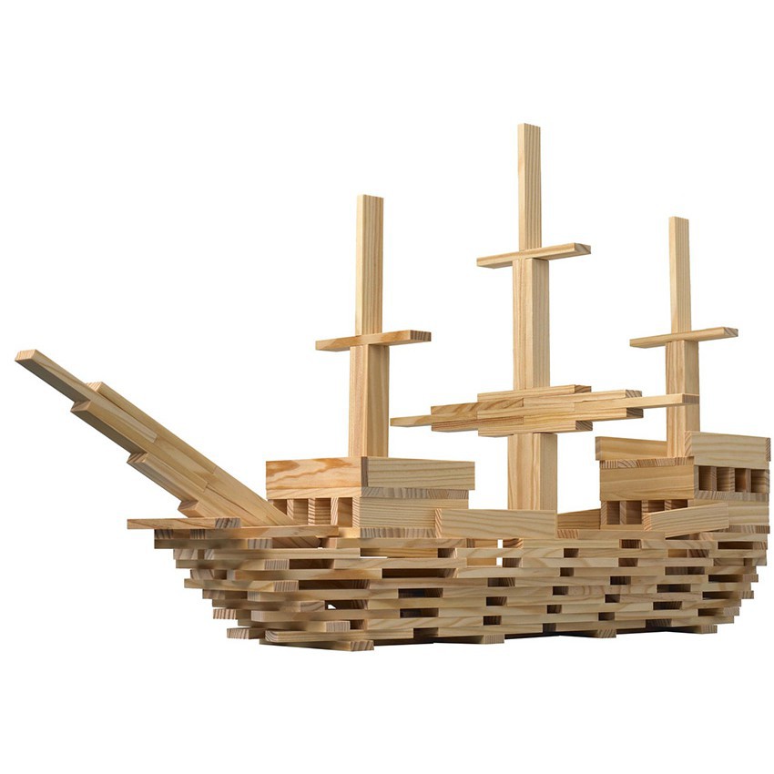 BỘ XẾP HÌNH KAPLA 100 THANH GỖ