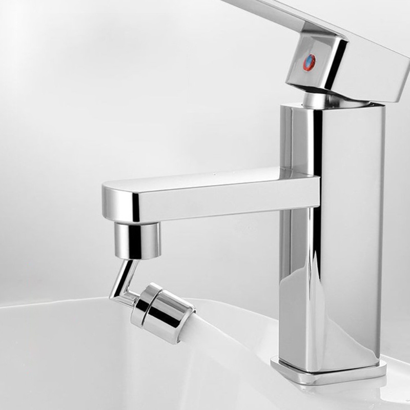 Đầu vòi nước xoay 720 độ chống văng nước có thể di chuyển tiện dụng cho phòng tắm/ phòng bếp
