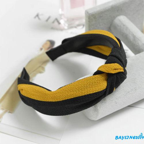 Băng Đô Nhung Màu Trơn Thắt Nơ Xoắn Thời Trang Cho Nữ