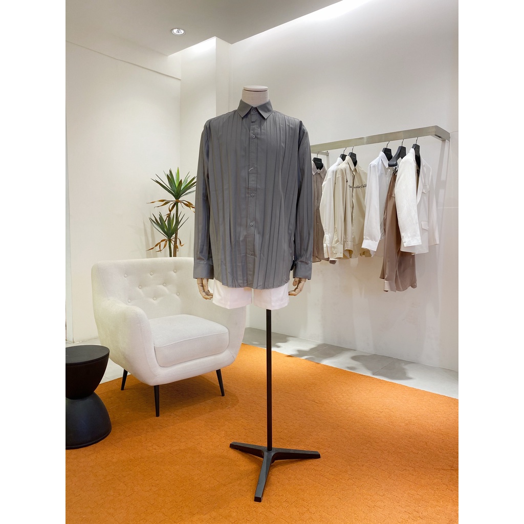 ÁO SƠMI NAM DAS - LICKY SHIRT BEIGE/GREY/BROWN