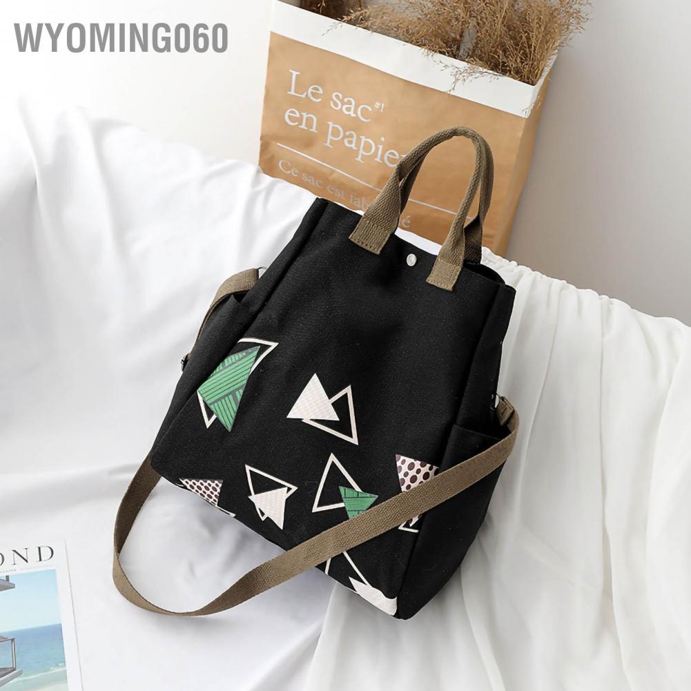 Túi Xách Canvas Wyoming060 In Họa Tiết Độc Đáo Thời Trang Cho Nữ
