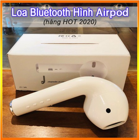 Loa Bluetooth MK-101 Hình Tai Nghe Airpod Khổng Lồ