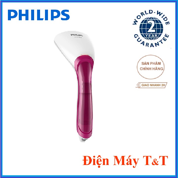 [Mã 159ELSALE hoàn 7% đơn 300K] Bàn ủi hơi nước du lịch Philips GC350, Hàng phân phối chính hãng