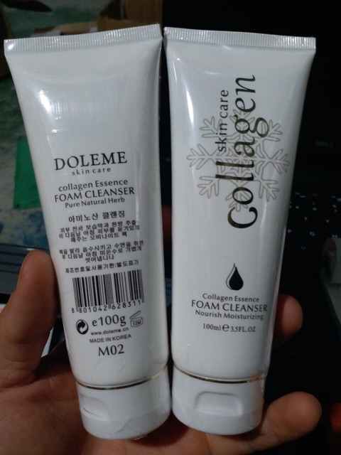 Sữa rửa mặt collagen