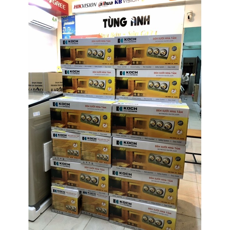 Đèn sưởi nhà tắm KOCH 3 Bóng