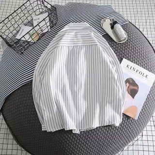 Áo Sơ Mi Nam Dài Tay Sọc Dọc (M-2Xl)