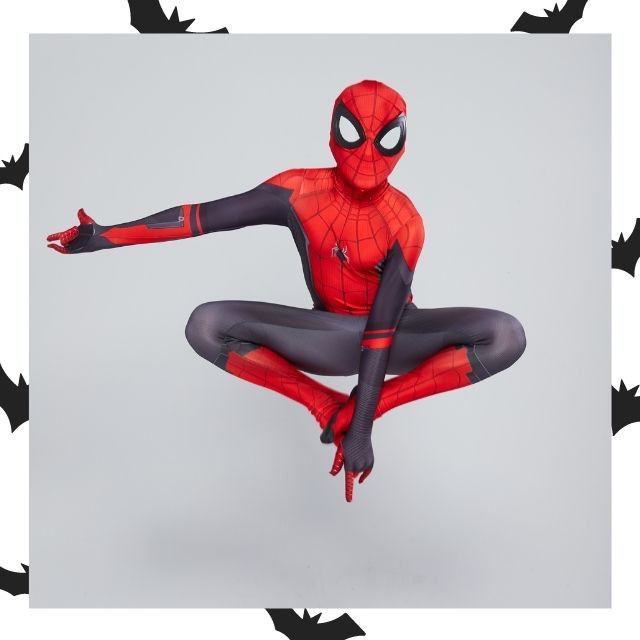 Trang phục hoá trang cho bé bộ hoá trang Người Nhện Spiderman đỏ. HTS41