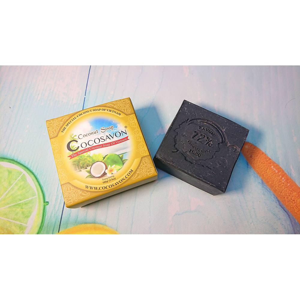 |CHÍNH HÃNG| Xà bông dừa than hoạt tính Cocosavon