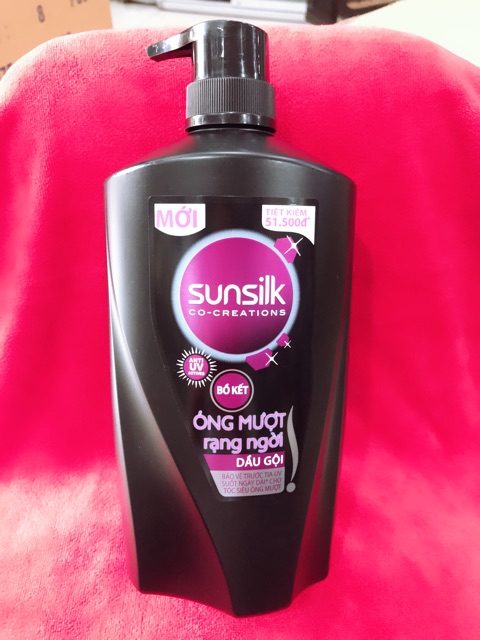 Dầu gội Sunsilk 900g óng mượt rạng ngời  FREESHIP nuôi dưỡng tóc khỏe, suôn mượt  óng ả ,cải thiện khô xơ, tóc hư tổn.