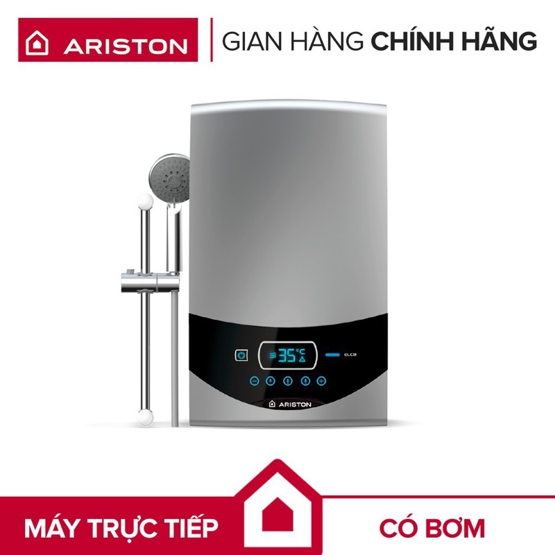 Máy nước nóng dòng cao cấp có bơm Ariston ST45PE-VN, hàng chính hãng bảo hành 02 năm- bình nóng lạnh