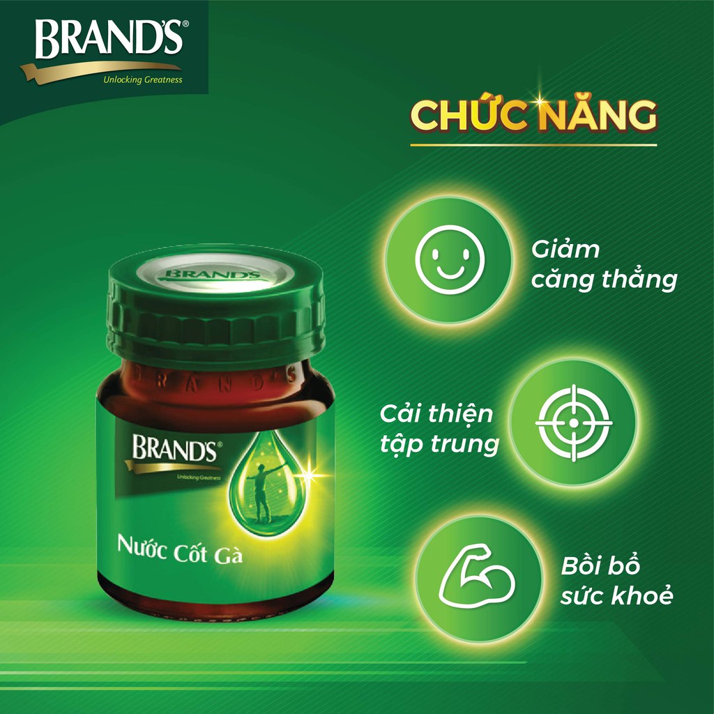 Nước cốt gà BRAND'S vị truyền thống (42 ml x 6 lọ)