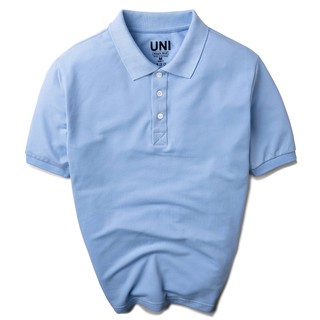 Áo thun polo nam Uni cotton trơn classic nhiều màu
