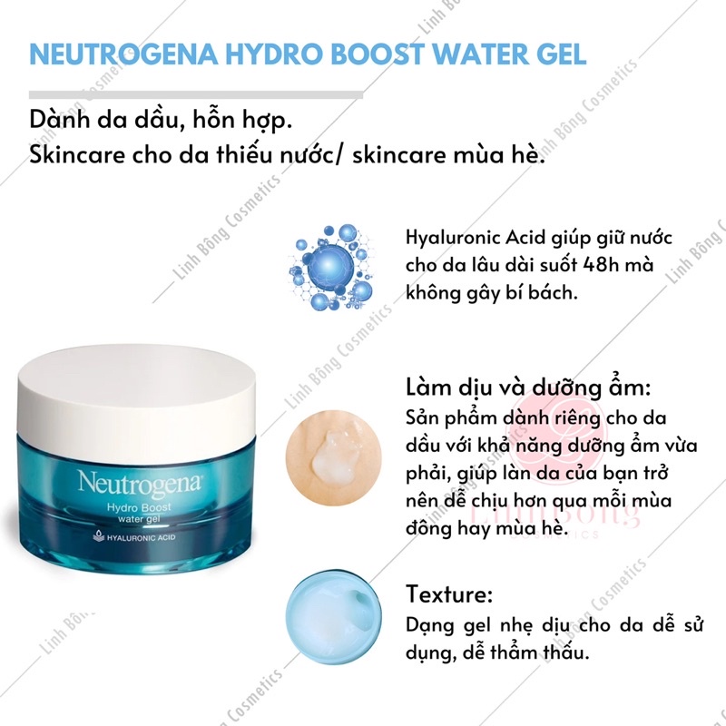 KEM DƯỠNG ẨM NEUTROGENA HYDRO BOOTS 50ML