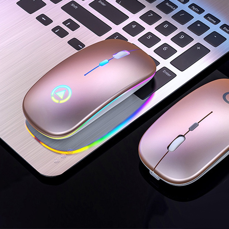 Chuột không dây không ồn có thể sạc lại