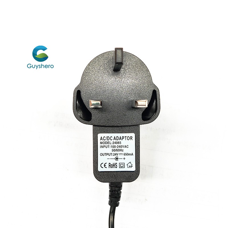 AC/DC diffuser power adapter máy khuếch tán bộ chuyển đổi điện 24v 650ma Malaysia 3 pin plug/US 2 pin plug