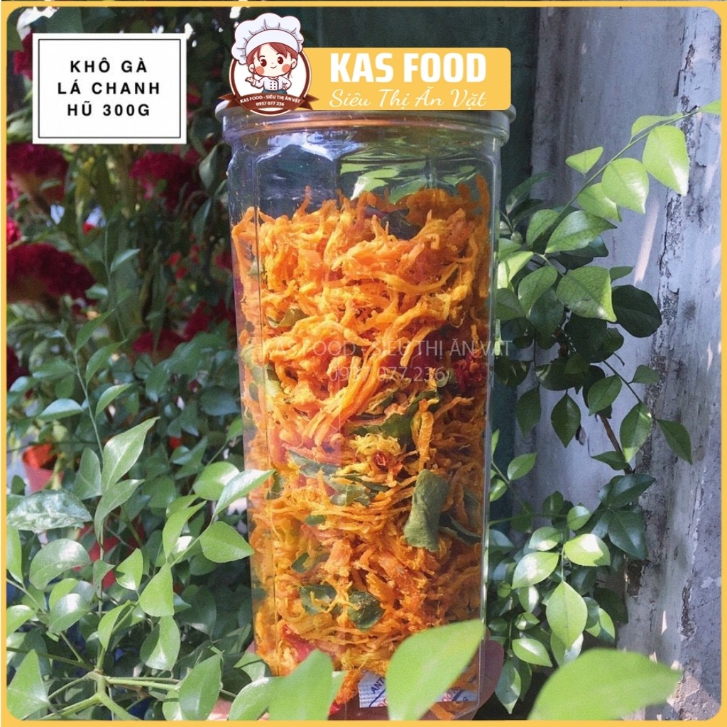 Khô gà lá chanh loại 1 KGLC3/500 siêu ngon 300g/500g - Kas Food | BigBuy360 - bigbuy360.vn