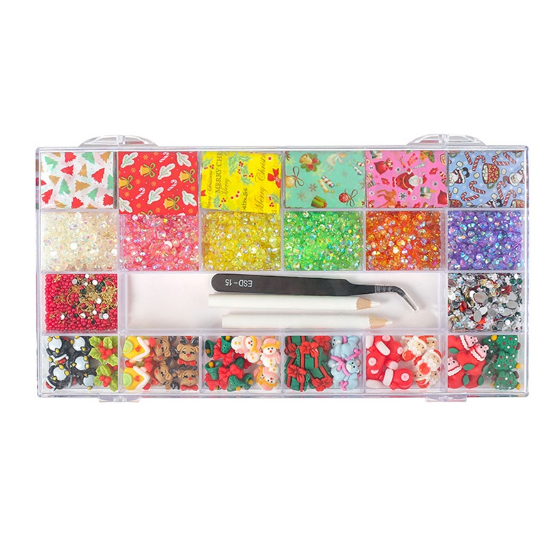 Miếng Dán Trang Trí Móng Tay Chủ Đề Giáng Sinh