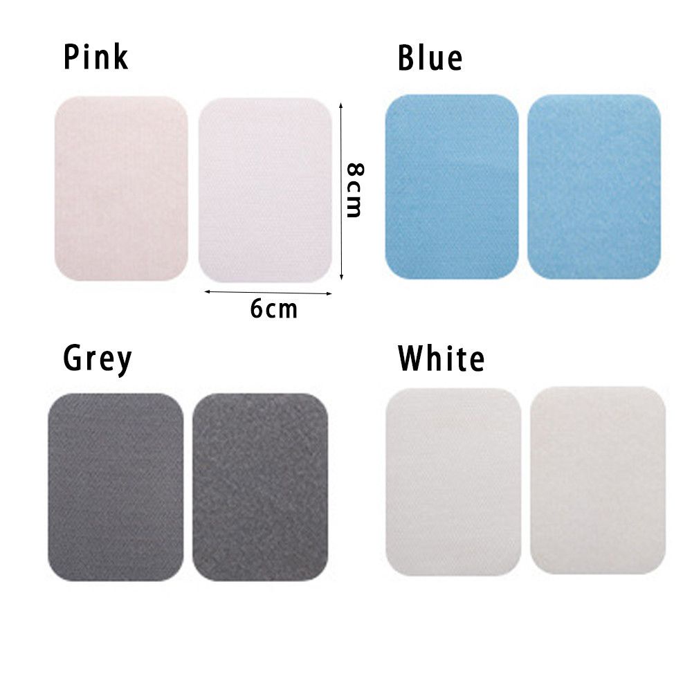 Set 10 cặp miếng dán hình vuông chống trượt dùng để trang trí ghế sofa