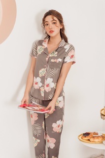 Bộ lụa satin cộc