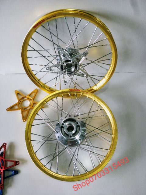 CĂM Đùm Niền RAIDER SATRiA Niền BANZAI kèm Pat đĩa ngôi sao