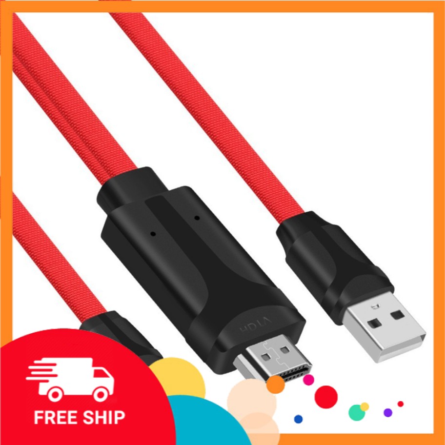 Cáp HDMI cho iPhone 6 / 7 / 8 / X, iPad kết nối Tivi, Máy chiếu cao cấp.