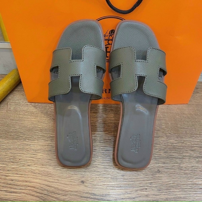 dép lê nữ hermmses loại 1 kèm hộp bill hãng các màu/mã HM05001 (ảnh thật video₫