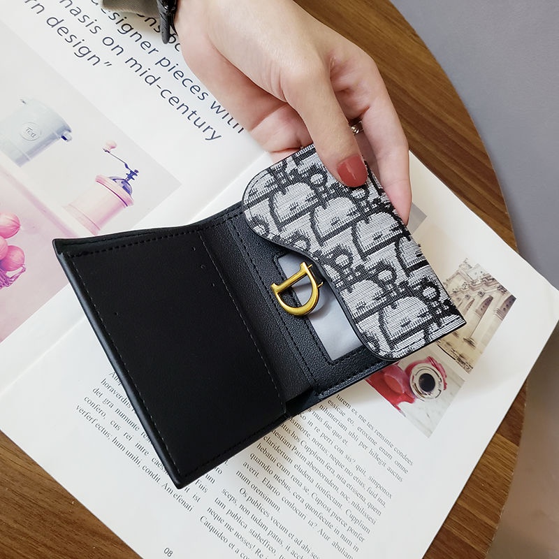 Ví Ngắn Gập Ba Phong Cách Âu Mỹ Thời Trang Cho Nữ