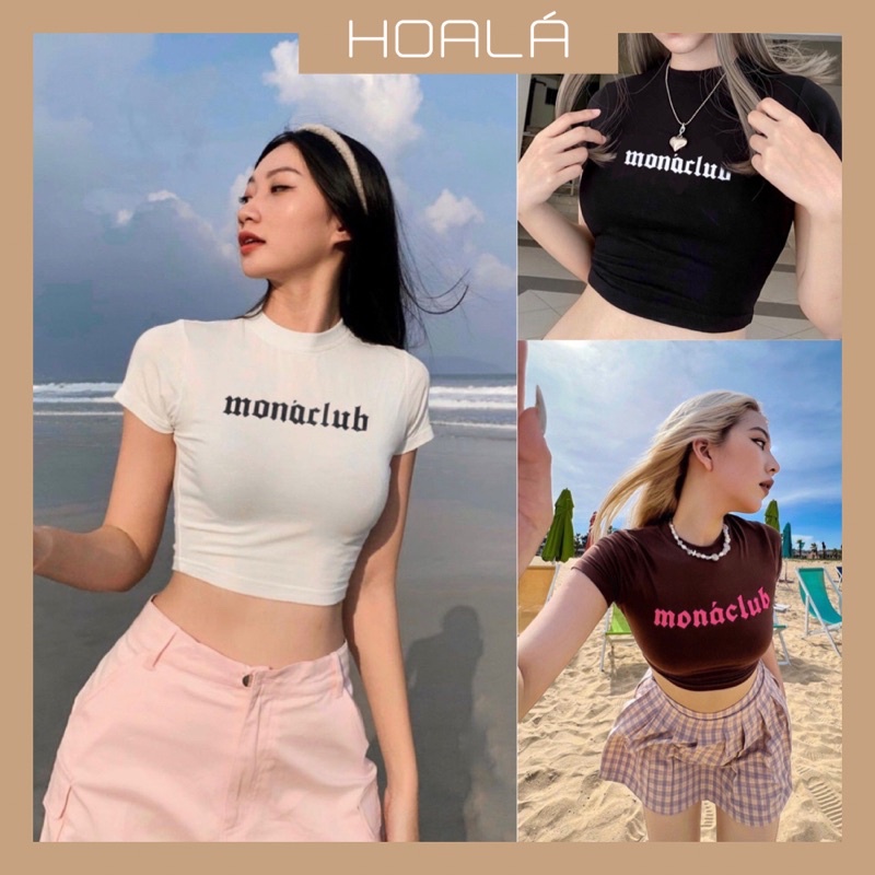 Áo Thun Trơn Monaclub Phong Cách Trendy