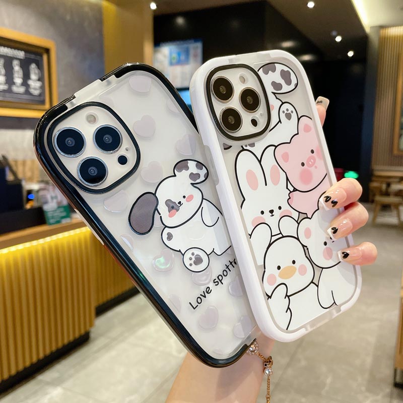 Ốp Điện Thoại TPU Silicon Mềm Chống Bụi Chống Sốc 2 Trong 1 Cho IPhone 13 11 12 Pro Max 7 8 Plus X XR XSMAX