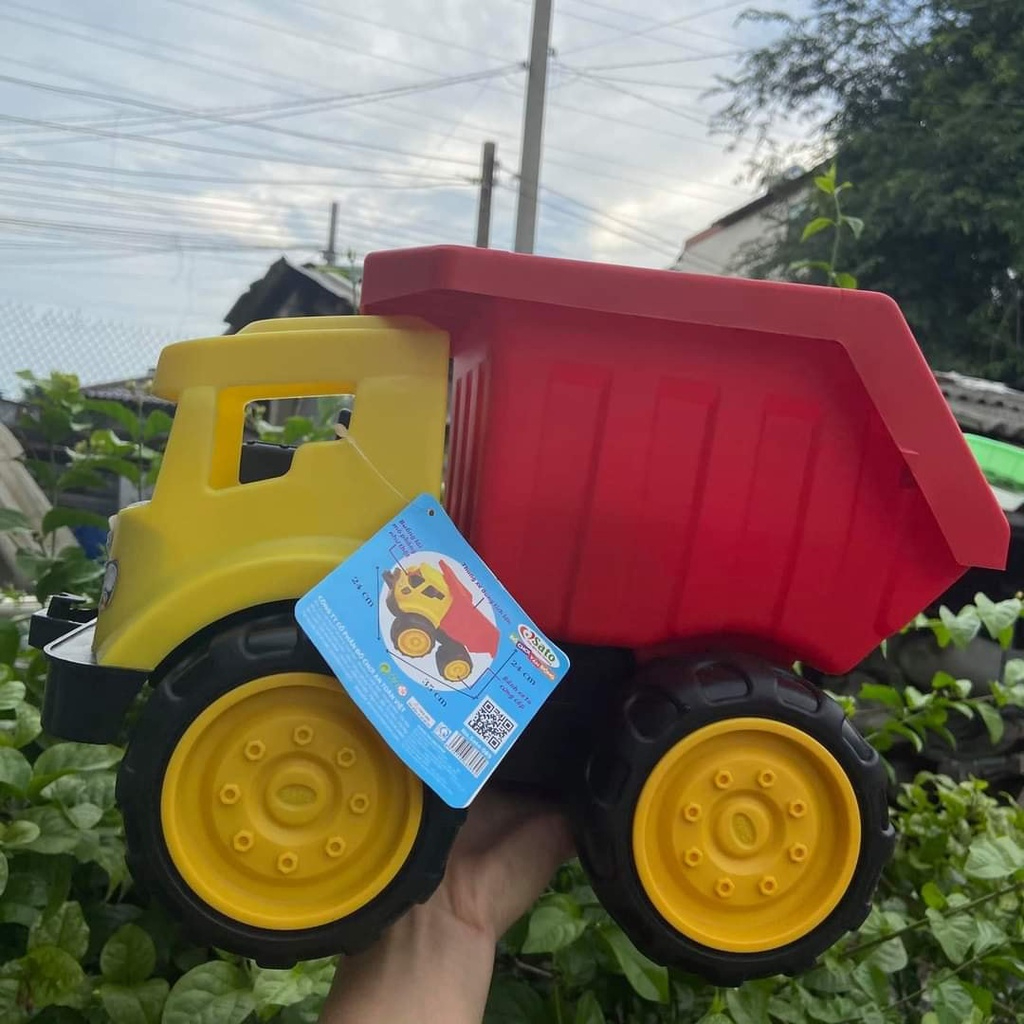 Đồ chơi hướng nghiệp  - XE TẢI Size Đại Chở Cát Sỏi kích thước lớn 35x24x24cm Hàng Việt Nam