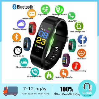Vòng đeo tay thông minh ID115 PLUS bluetooth không thấm nước theo dõi sức khỏe tiện lợi