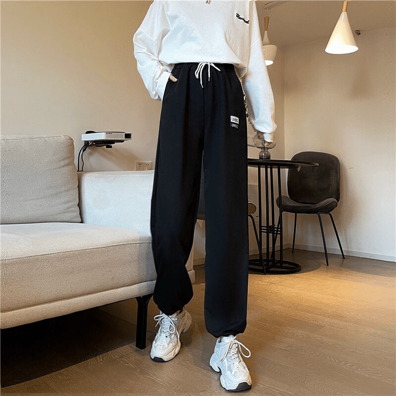 Quần Nữ Thể Thao, Quần Jogger Form Rộng Bo Chân Chất Vải Thun Coton Mềm Mịn  - ĐĂNG QUANG FASHION