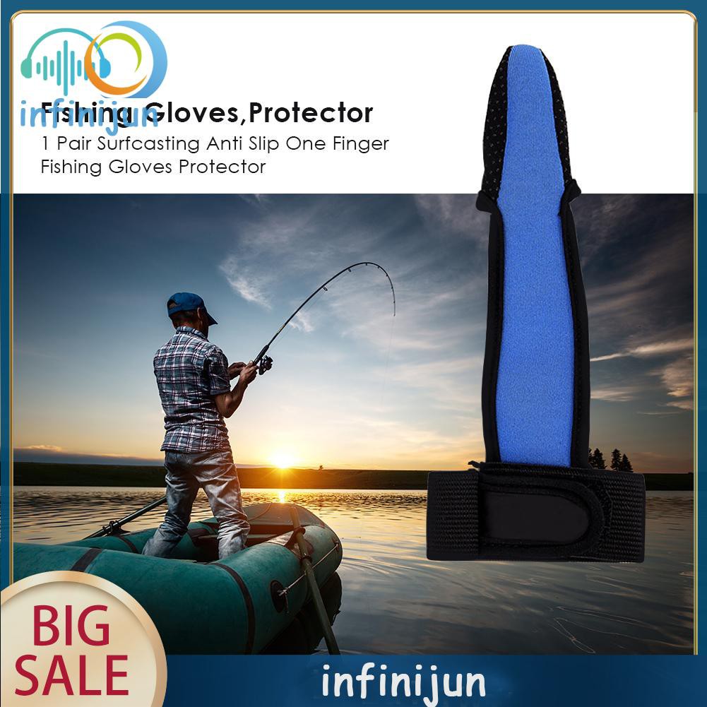 Găng ngón tay đơn bảo vệ chống trượt thoáng khí dành cho câu cá thể thao