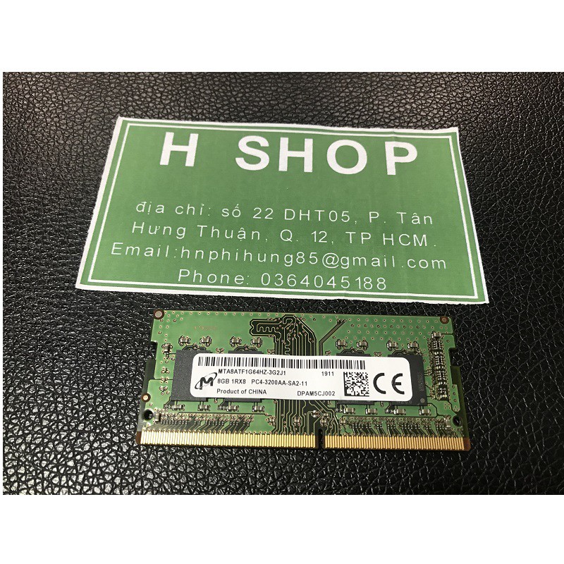 Ram laptop 8GB DDR4 (PC4) bus 3200, chính hãng bảo hành 3 năm