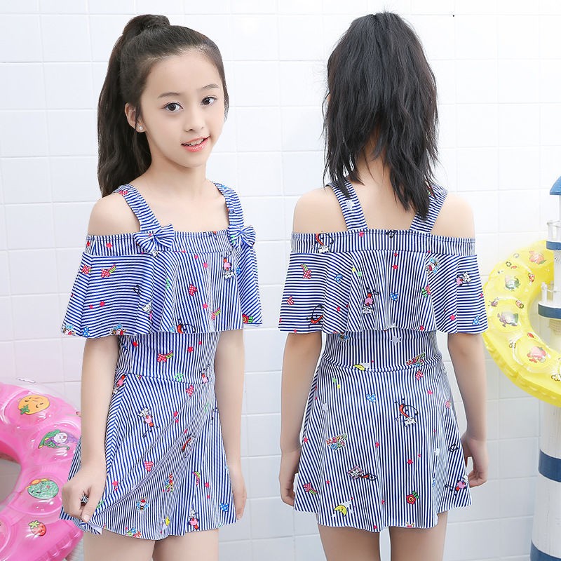 Đồ Bơi Liền Thân Dễ Thương Cho Bé Gái Từ 8-12 Tuổi | BigBuy360 - bigbuy360.vn
