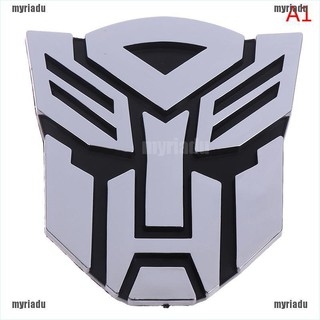Sticker Logo Transformers 3D Dán Trang Trí Xe Hơi