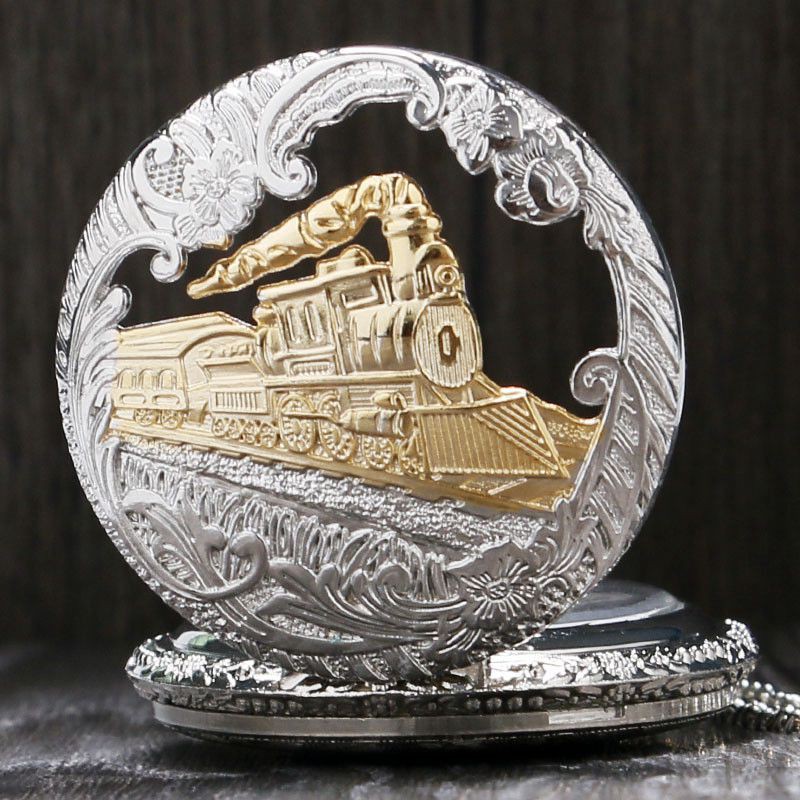Đầu hồ quả quýt chạm khắc hình đoàn tàu hảo phong cách cổ điển sang trọng
