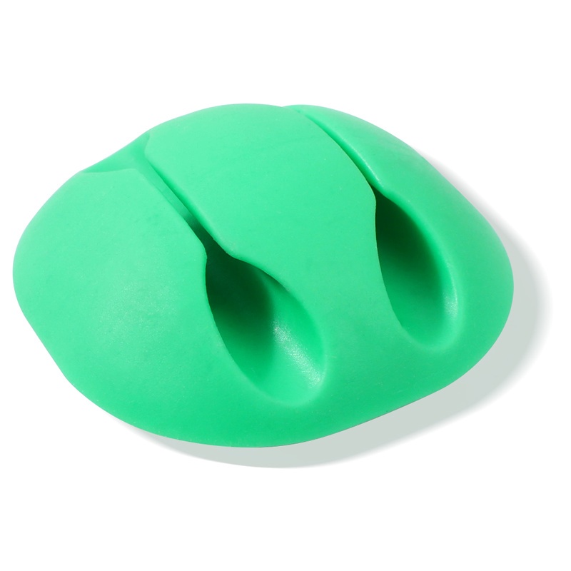 1 Kẹp Giữ Dây Cáp Gọn Gàng Bằng Silicon Đa Năng Màu Sắc Ngẫu Nhiên