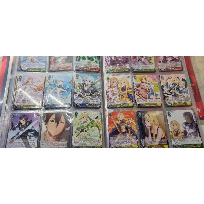 (chính hãng) Weiss Schwarz Gói ảnh thẻ nhân vật anime Sword Art Online ( 9 thẻ/gói) ( Sinon,Alice,Kirito,Asuna)