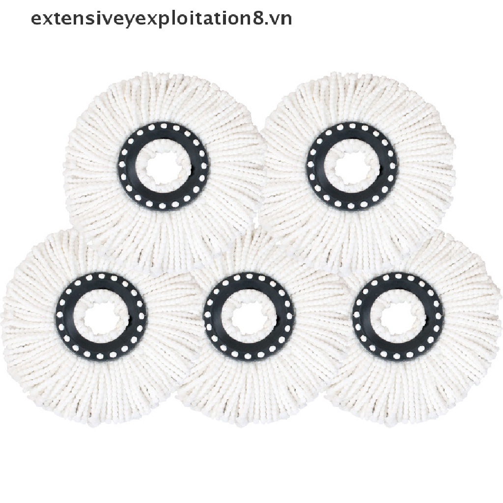 Giẻ Lau Sàn Đầu Tròn 16mm Thay Thế Bằng Sợi Micro Tiện Dụng
