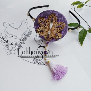 Cài tóc Hanbok Hoa Bướm Cao Cấp