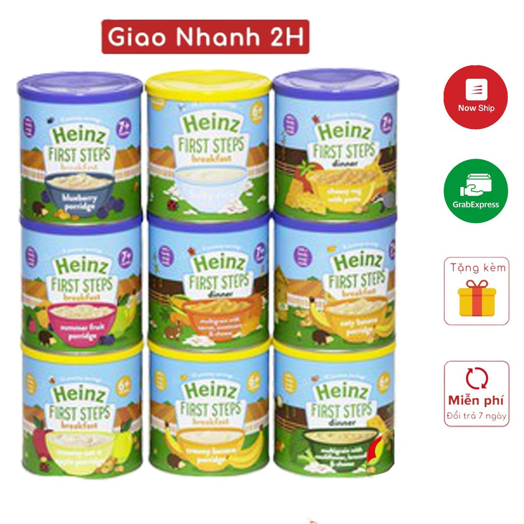 Bột ăn dặm Heinz Anh 240g cho bé 6m+