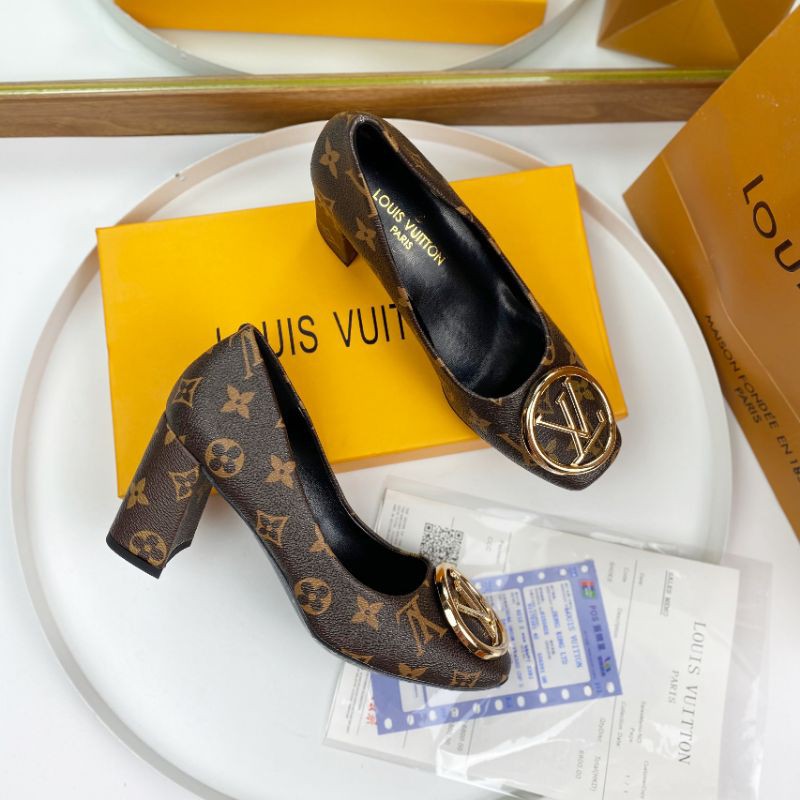 hx Giày Cao Gót 7p Tag Khoá Tròn Da Mềm Êm Fullbox Bill Túi Cao Cấp