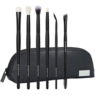 Bộ cọ mắt Morphe Eye Stunners - 6piece eye brush collection + bag