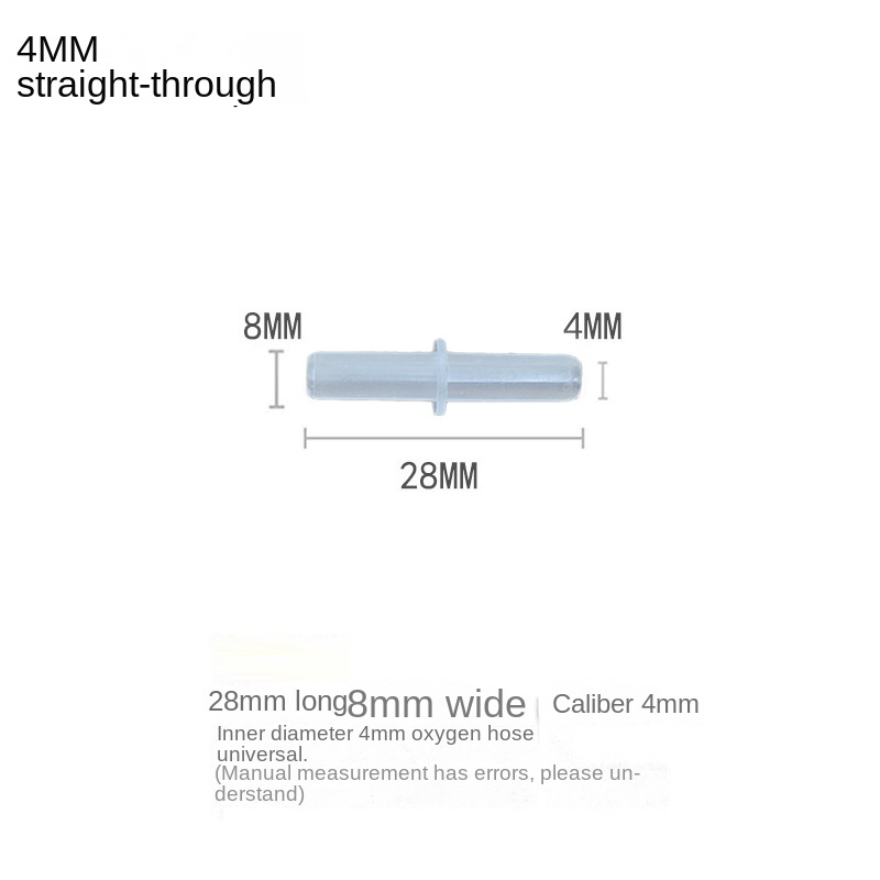 Máy Bơm Oxy Ba Chiều Góc Phải Chữ L Xuyên Qua Bơm Oxy Đường Kính 4MM Cho Bể Cá