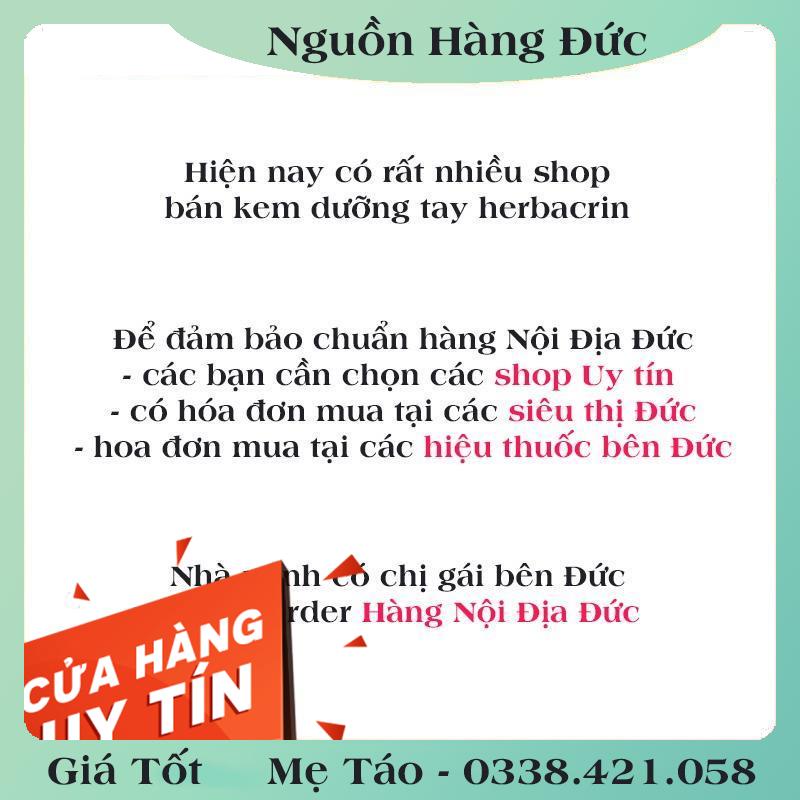 [auth] Kem dưỡng da tay Herbacin 75ml giúp da tay mịn màng hơn -Nội địa Đức Đủ Bill [Hot]