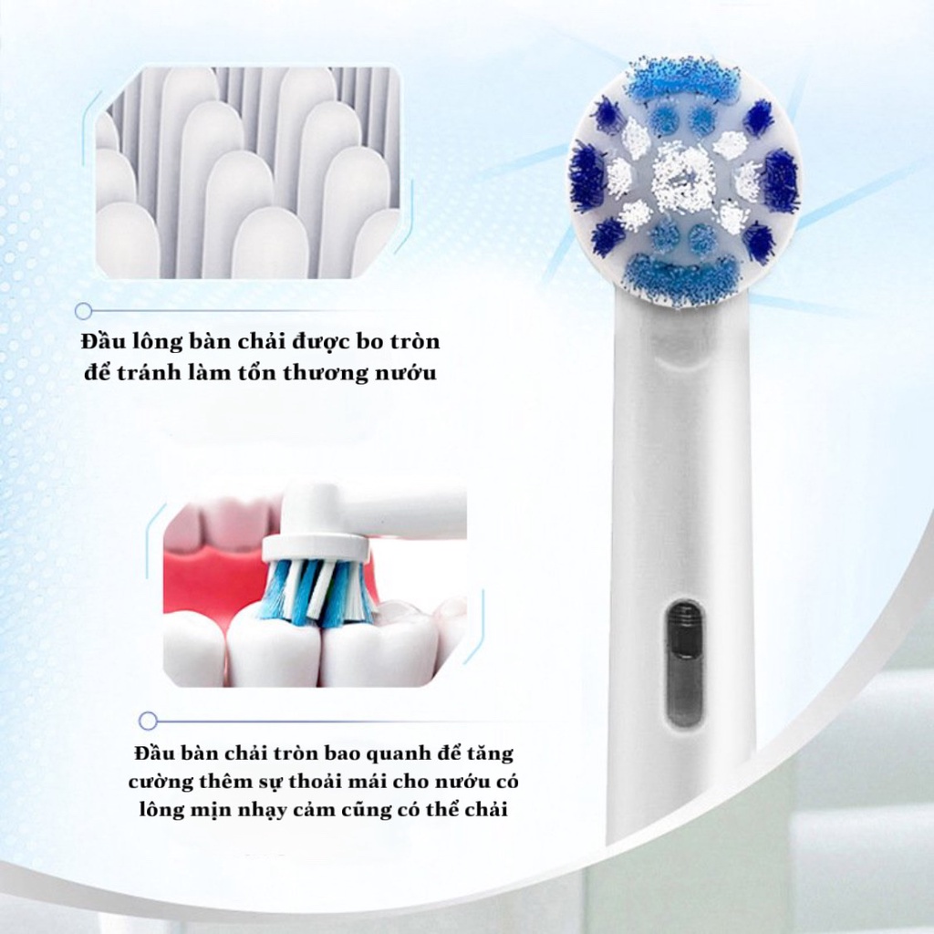 Bàn Chải Đánh Răng Điện Oral-B Hàng Chính Hãng Chăm Sóc Răng Miệng Nhạy Cảm, Bàn Chải Điện Oral B Vitality D12, D100