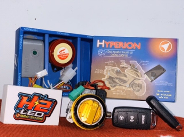 Bộ Smart Key zin honda kết hợp Hyperion- H2LED