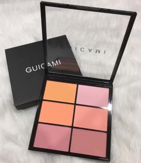 Bảng phấn má 6 ô guicami