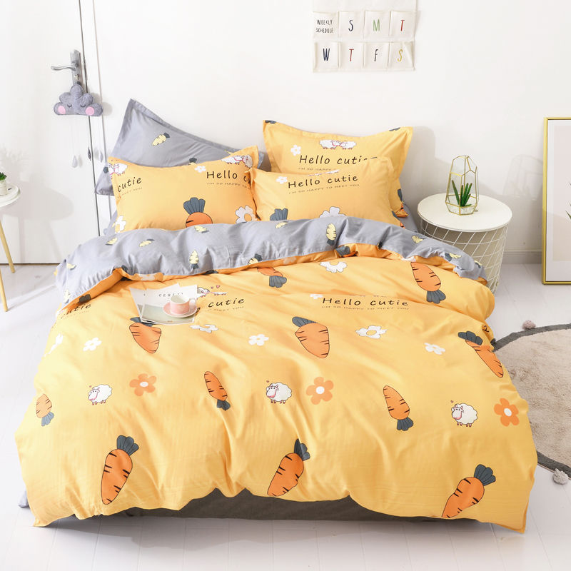 Bộ Chăn Ga Và Vỏ Gối 4 Trong 1 Cho Giường Queen Size